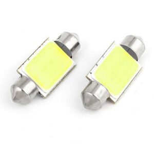 12V 36mm White 12 COB Festoon Dome Light Car Lamp