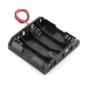 AA Battery Holder with Wires 4xAA