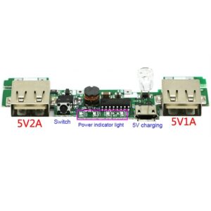 Dual Micro USB Power Bank Charger Circuit