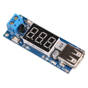 DC DC Buck Step Down Power Module 5V USB Charger With Led Digital Display