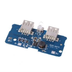 Dual Micro USB Power Bank Charger Circuit Module