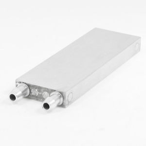 Aluminum Water Cooling Block for CPU Heatsink Cooler Peltier Plate 80x40x12mm