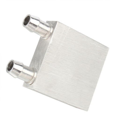 Aluminum Water Cooling Block for CPU Heatsink Cooler Peltier Plate 40x40x12mm