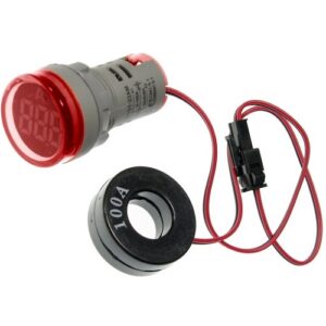 Mini AC Digital Ammeter AD101-22AM Round