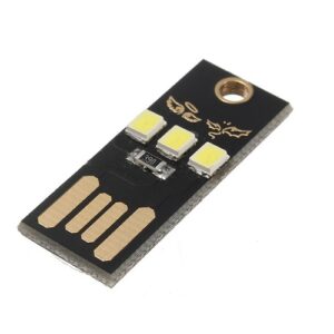 Mini USB Power LED Light Pocket Card 0.5W White
