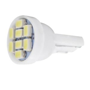 T10 194/168 10-SMD 1206 Chip Car Wedge LED Light White