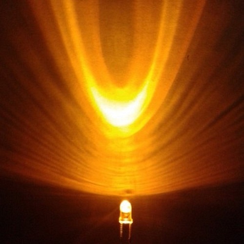 Orange led light in bd