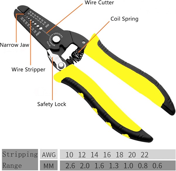 7 in 1 Fine Wire Stripping Plier