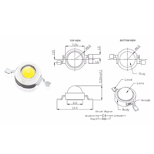 3W High Power led