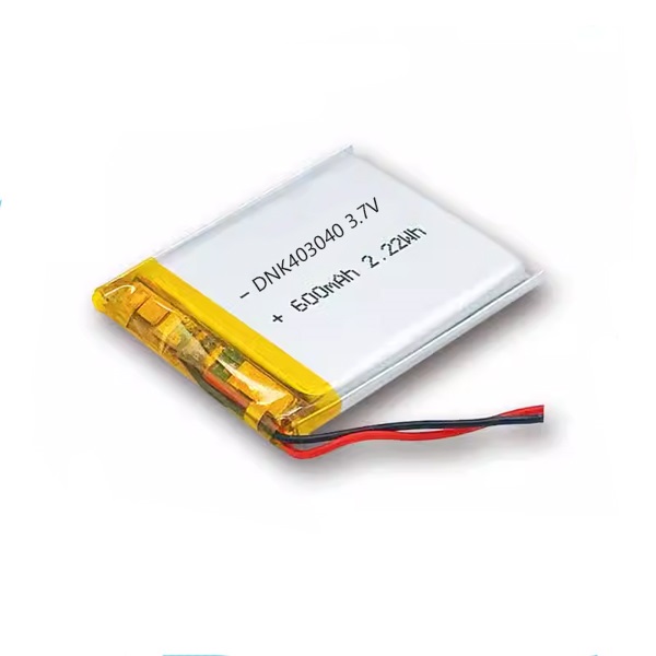 3.7V 600mAh Rechargeable Lipo Battery