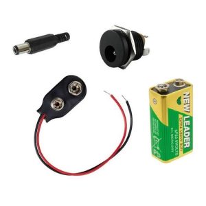 9 Volt Battery With Connector