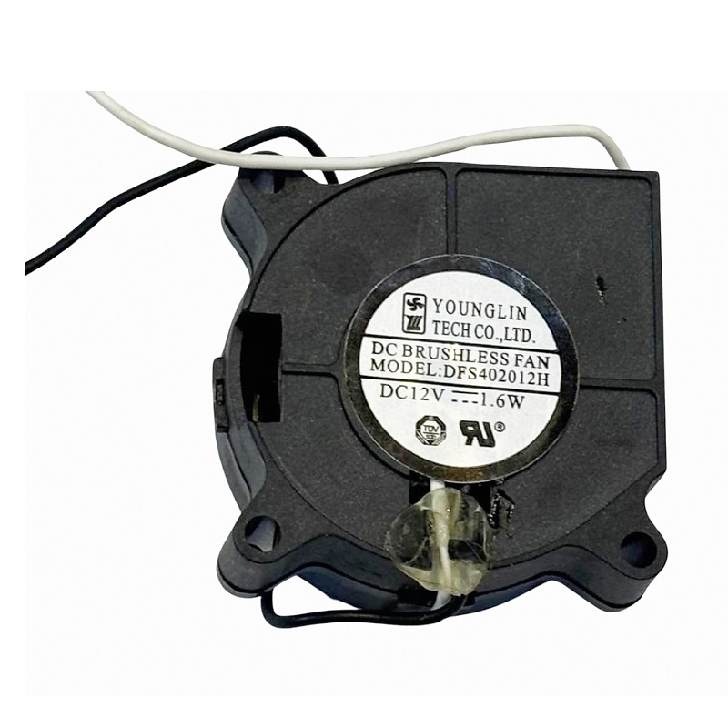 DC Turbo Blower Fan DC12V 1.6W 40x20mm DFS402012H - Image 2
