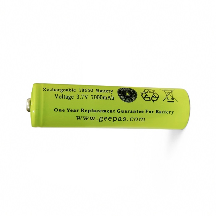 Geepas 18650 3.7V 7000mAh Li-ion Battery